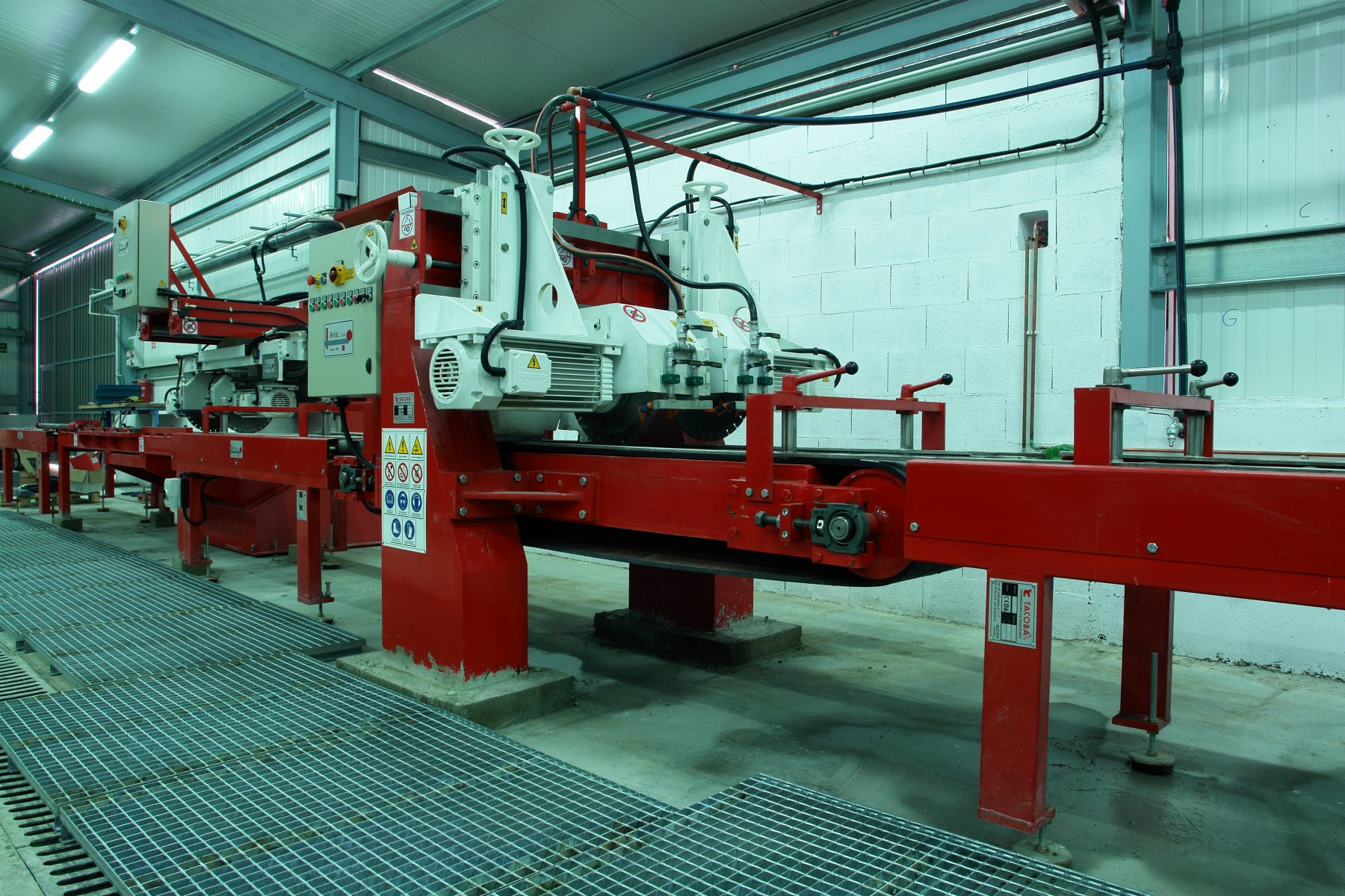 Encabezadora y paralelas